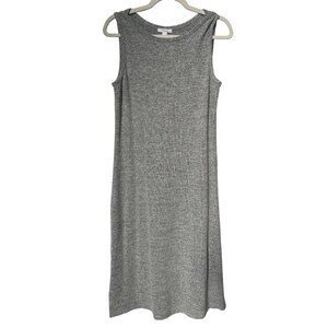 Daily Ritual Tank Dress Size Small Sleeveless Viscose Blend Heather Gray Summer